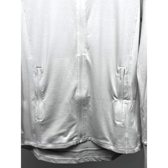 Athleta Pacifica Illume UPF White Athletic Zip Jacket S/P 4-6 Power of She New - Picture 7 of 11